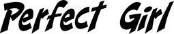 Produktbeispiel Schriftzug - Perfect Girl