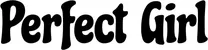Produktbeispiel Schriftzug - Perfect Girl