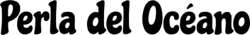 Produktbeispiel Schriftzug - Perla del Océano