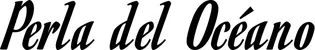 Produktbeispiel Schriftzug - Perla del Océano