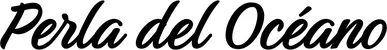 Produktbeispiel Schriftzug - Perla del Océano