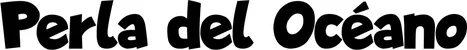 Produktbeispiel Schriftzug - Perla del Océano