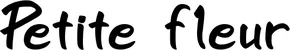 Produktbeispiel Schriftzug - Petite fleur