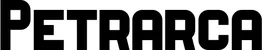 Produktbeispiel Schriftzug - Petrarca