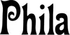 Produktbeispiel Schriftzug - Phila