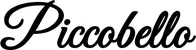 Produktbeispiel Schriftzug - Piccobello