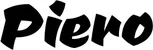 Produktbeispiel Schriftzug - Piero