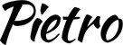 Produktbeispiel Schriftzug - Pietro