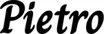 Produktbeispiel Schriftzug - Pietro