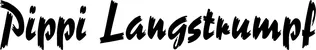 Produktbeispiel Schriftzug - Pippi Langstrumpf