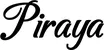 Produktbeispiel Schriftzug - Piraya