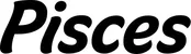 Produktbeispiel Schriftzug - Pisces