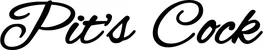 Produktbeispiel Schriftzug - Pit's Cock
