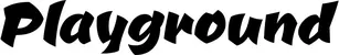 Produktbeispiel Schriftzug - Playground