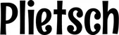 Produktbeispiel Schriftzug - Plietsch