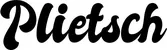 Produktbeispiel Schriftzug - Plietsch