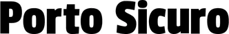 Produktbeispiel Schriftzug - Porto Sicuro