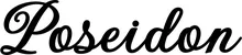 Produktbeispiel Schriftzug - Poseidon