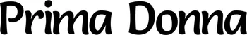 Produktbeispiel Schriftzug - Prima Donna