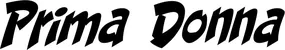 Produktbeispiel Schriftzug - Prima Donna