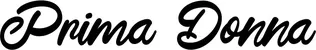 Produktbeispiel Schriftzug - Prima Donna