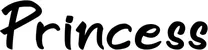 Produktbeispiel Schriftzug - Princess