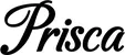 Produktbeispiel Schriftzug - Prisca