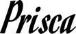 Produktbeispiel Schriftzug - Prisca