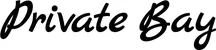 Produktbeispiel Schriftzug - Private Bay