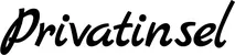 Produktbeispiel Schriftzug - Privatinsel