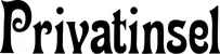 Produktbeispiel Schriftzug - Privatinsel