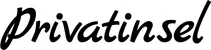 Produktbeispiel Schriftzug - Privatinsel