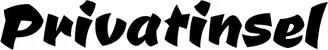Produktbeispiel Schriftzug - Privatinsel