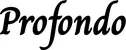 Produktbeispiel Schriftzug - Profondo