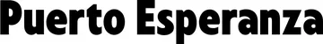 Produktbeispiel Schriftzug - Puerto Esperanza
