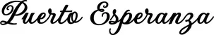 Produktbeispiel Schriftzug - Puerto Esperanza