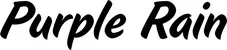 Produktbeispiel Schriftzug - Purple Rain