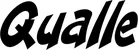 Produktbeispiel Schriftzug - Qualle