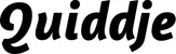 Produktbeispiel Schriftzug - Quiddje