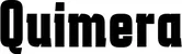 Produktbeispiel Schriftzug - Quimera