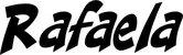 Produktbeispiel Schriftzug - Rafaela