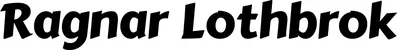 Produktbeispiel Schriftzug - Ragnar Lothbrok