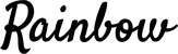 Produktbeispiel Schriftzug - Rainbow