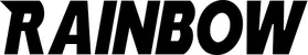 Produktbeispiel Schriftzug - Rainbow