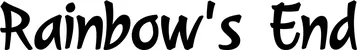 Produktbeispiel Schriftzug - Rainbow's End