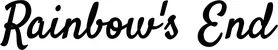 Produktbeispiel Schriftzug - Rainbow's End