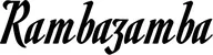 Produktbeispiel Schriftzug - Rambazamba