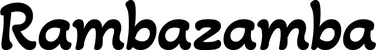 Produktbeispiel Schriftzug - Rambazamba