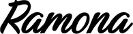 Produktbeispiel Schriftzug - Ramona
