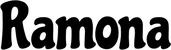 Produktbeispiel Schriftzug - Ramona